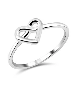 Infinite Heart Silver Ring NSR-488